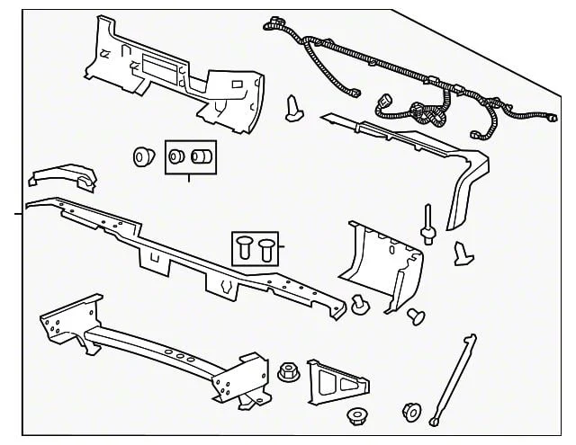 Bumper Assembly; Rear; Without Rear Object Sensor; Chrome (11-14 Sierra 2500 HD)