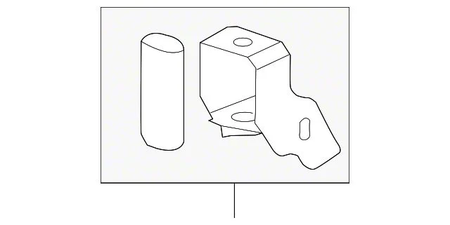 Bumper Bracket Kit; Front Left (11-14 Sierra 2500 HD)