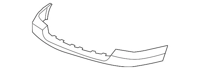 Bumper Cover; Front; Black (07-10 Sierra 2500 HD)