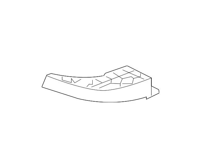Bumper Cover Support; Rear Right; Outer (15-19 Sierra 2500 HD)