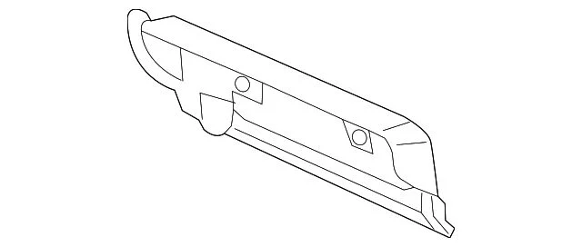 Bumper Cover Support; Front; Upper (15-19 Sierra 2500 HD)