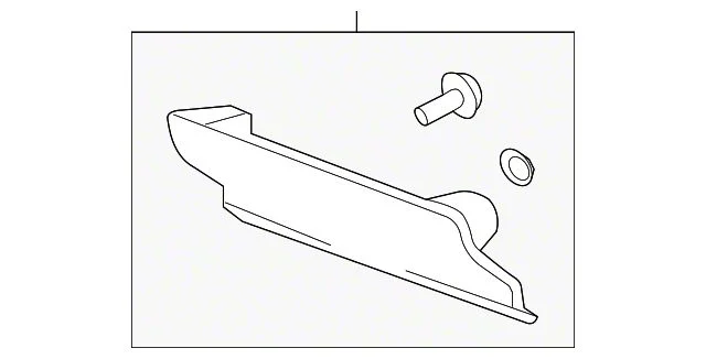 Bumper Insert; Front; Painted (15-19 Sierra 2500 HD)