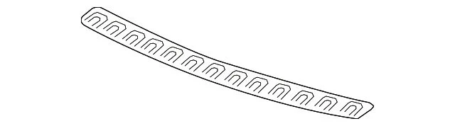 Bumper Step Pad; Front (15-19 Sierra 2500 HD)