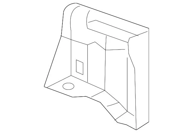 Bumper Support; Front Left; Bracket (15-19 Sierra 2500 HD)