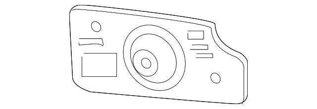 Door Mirror Glass; Left; Trailer Tow Type; With Signal Lamps; Convex (15-19 Sierra 2500 HD)