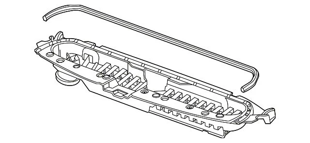 Panel Molding; Front; Upper Radiator Cover (2020 Sierra 2500 HD)
