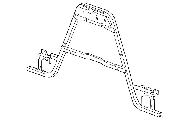 Radiator Support; Front Brace (11-14 Sierra 2500 HD)