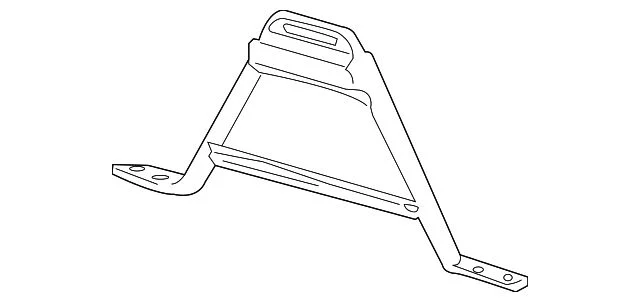 Radiator Support; Front Brace (07-10 Sierra 2500 HD)