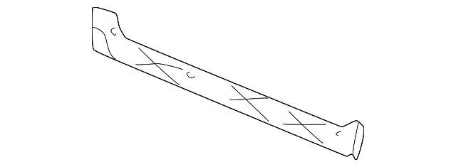 Rocker Panel; Inner; Left (07-19 Sierra 2500 HD Extended Cab, Double Cab)