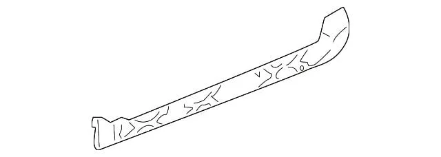 Rocker Panel; Rear Inner; Right (07-19 Sierra 2500 HD Crew Cab)