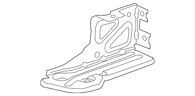 Bumper Bracket; Rear Right; Impact Barl With Corner Step (14-18 Silverado 1500)