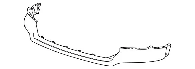 Bumper Cover; Front Upper; Black (14-15 Silverado 1500)
