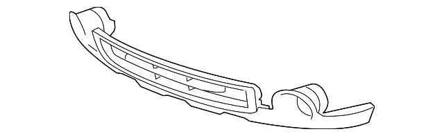 Bumper Deflector; Front; Without Tow Hook Holes; Silver (09-13 Silverado 1500)