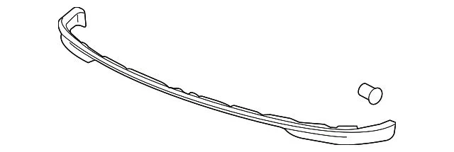 Bumper Deflector; Front; Without Appearance Package and Fog Lamps (16-18 Silverado 1500)