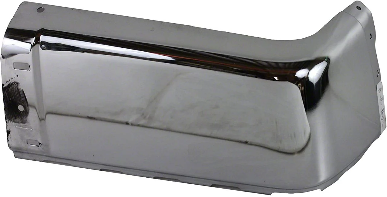 Bumper Extension; Rear Left Outer; Without Rear Object Sensor; Chrome (07-13 Silverado 1500)