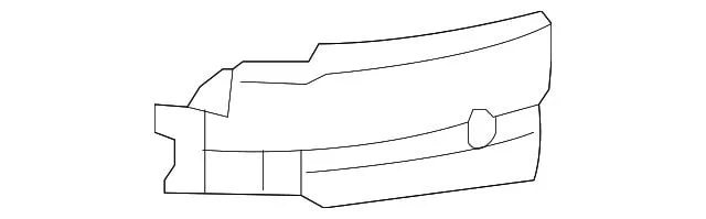 Bumper Extension; Front Right; Outer Impact Bar (07-13 Silverado 1500)