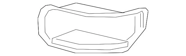 Bumper Insert; Rear Right; Corner Step Housing (19-26 Silverado 1500)