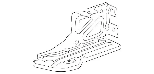 Bumper Support; Front Left; Brace; Bracket (14-18 Silverado 1500)