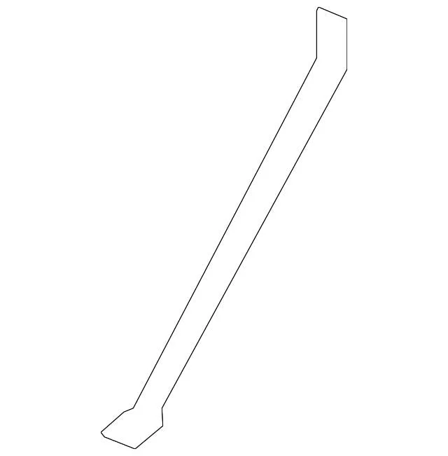 Bumper Support; Rear Right; Outer Brace; Bracket (19-26 Silverado 1500)