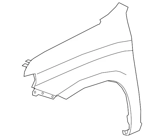 Fender; Front Left (19-26 Silverado 1500)