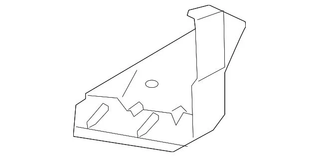 Fender Brace; Front Right; Liner Bracket (14-18 Silverado 1500)