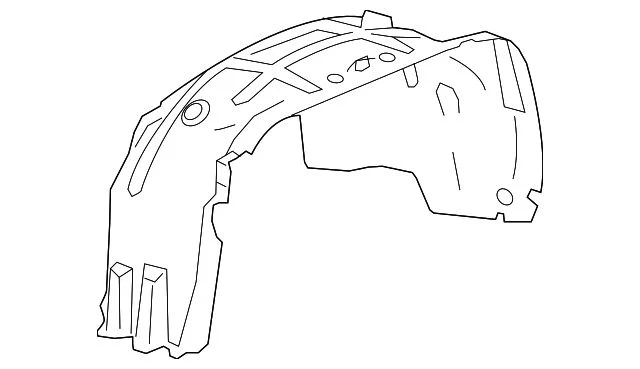 Fender Liner; Right (14-15 Silverado 1500)