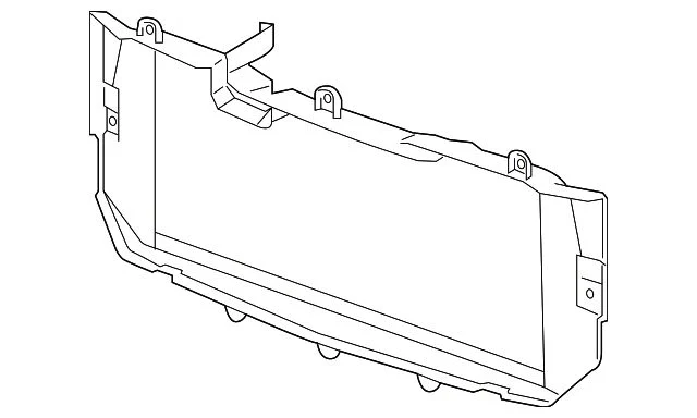 Grille Mounting Panel; Without Towing Package (14-18 Silverado 1500)