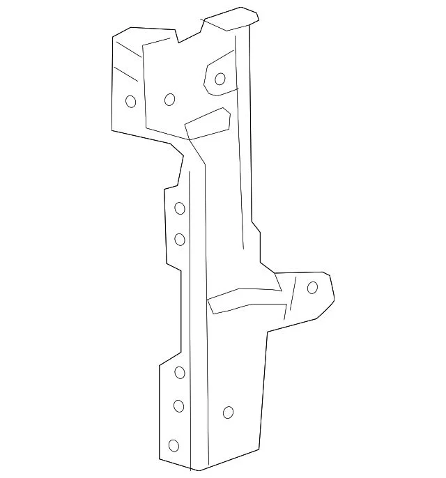 Headlight Mounting Bracket; Passenger Side (19-26 Silverado 1500)