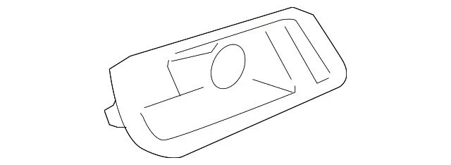 Interior Door Handle; Front Left; Inside; Black and Chrome (07-13 Silverado 1500)