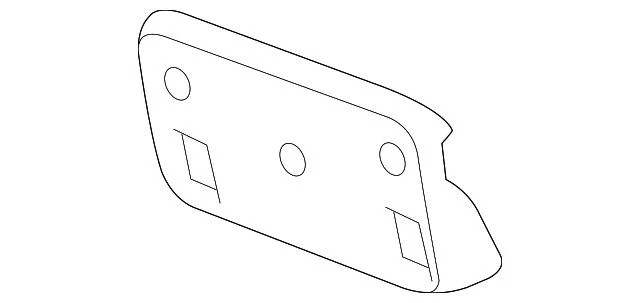 License Plate Bracket; Front (16-18 Silverado 1500)