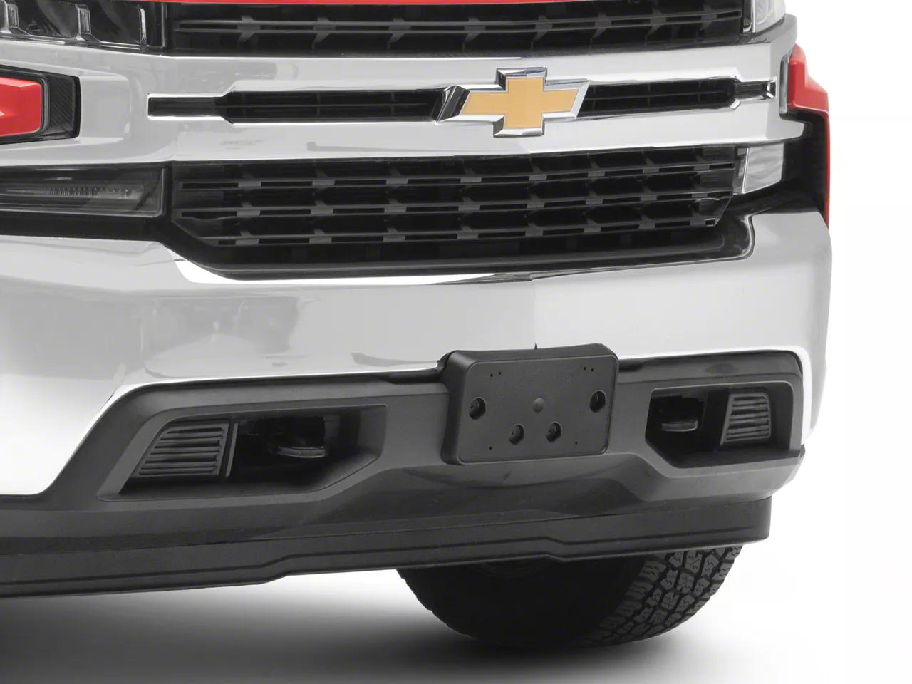 License Plate Bracket; Front (19-26 Silverado 1500)