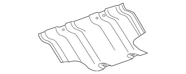 Bumper Air Shield; Front Left Lower (15-19 Silverado 2500 HD)