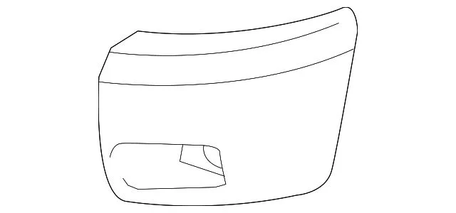 Bumper Cover; Front Right; With Fog Lamps; Face Bar Cap; Chrome (07-12 Silverado 2500 HD)