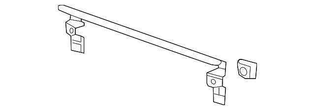 Bumper Cover Reinforcement; Front Upper (15-18 Silverado 2500 HD)