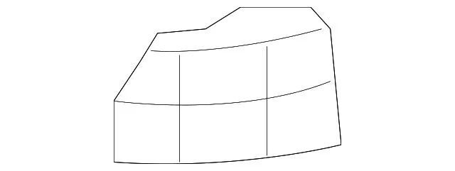 Bumper Cover Support; Front Left; Support Filler (07-10 Silverado 2500 HD)