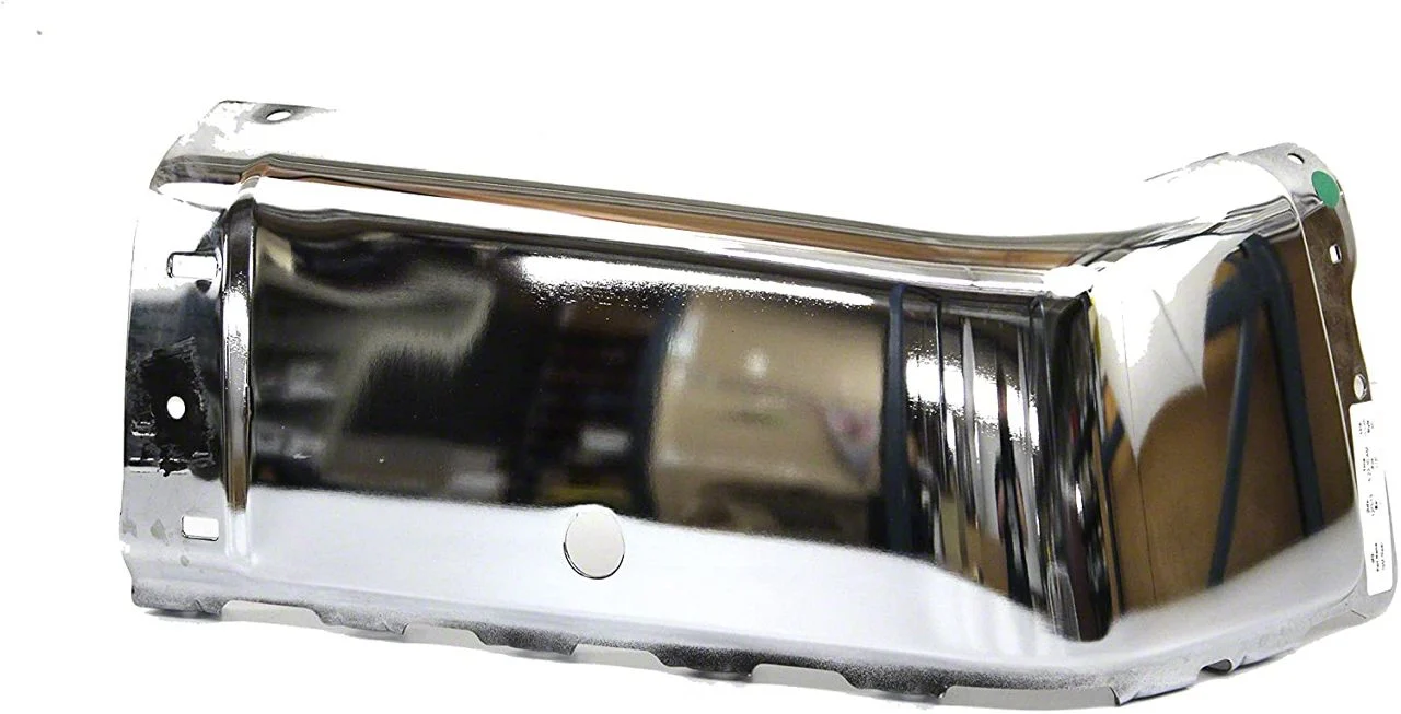 Bumper Extension; Rear Left Outer; With Rear Object Sensor; Chrome (07-14 Silverado 2500 HD)