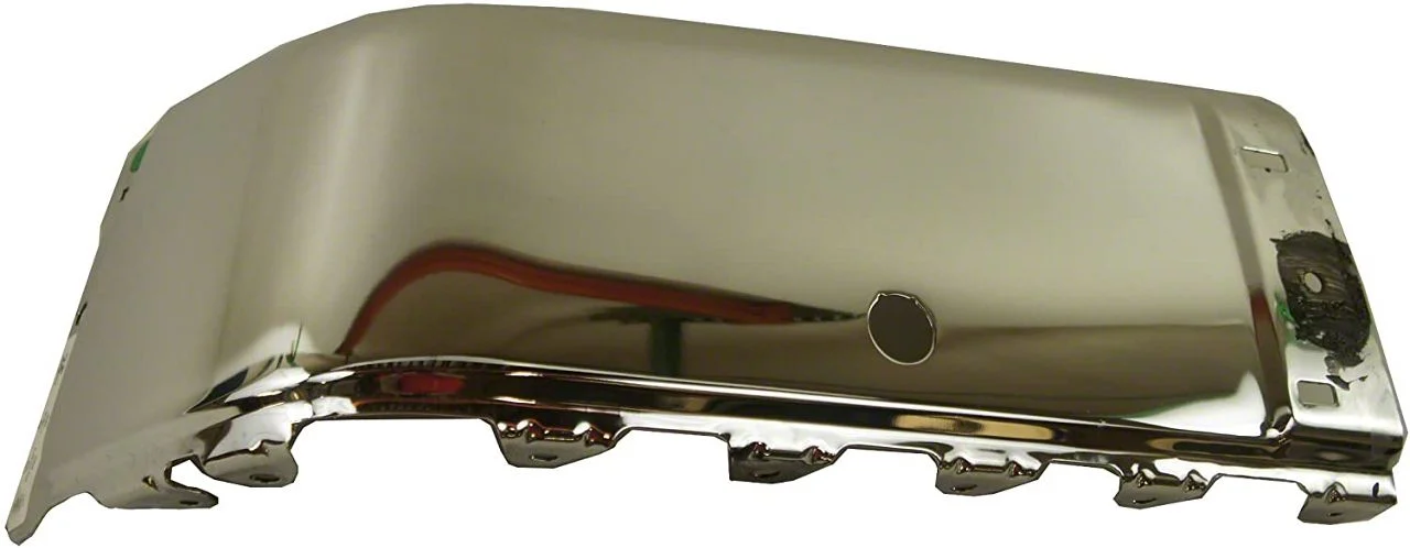 Bumper Extension; Rear Right Outer; With Rear Object Sensor; Chrome (07-14 Silverado 2500 HD)