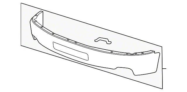 Front Bumper Face Bar with Fog Light Openings; Chrome (11-14 Silverado 2500 HD)
