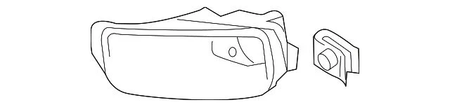 Bumper Insert; Front Right; Fog Lamp Bezel (11-14 Silverado 2500 HD)