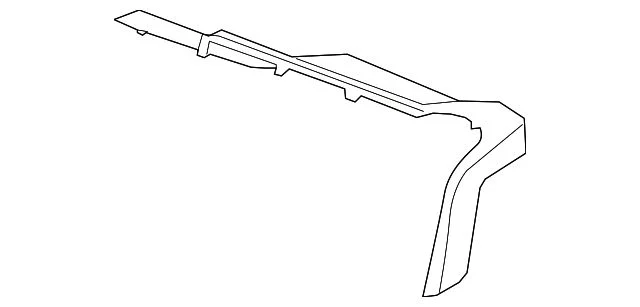 Bumper Step Pad; Rear Left; Outer (07-10 Silverado 2500 HD)