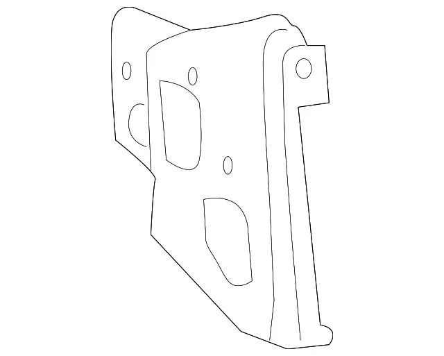 Bumper Support; Front Left; Outer Extension; Bracket (11-14 Silverado 2500 HD)