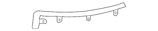 Bumper to Body Filler Panel; Front Left (07-10 6.0L Silverado 2500 HD)