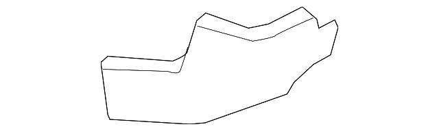 Fender Insert; Front Right (15-19 Silverado 2500 HD)
