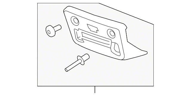 Front License Plate Bracket; Primed (15-19 Silverado 2500 HD)