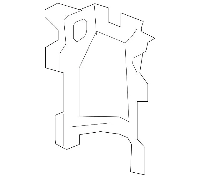 Radiator Support; Right; Side Bracket (07-10 6.0L Silverado 2500 HD)