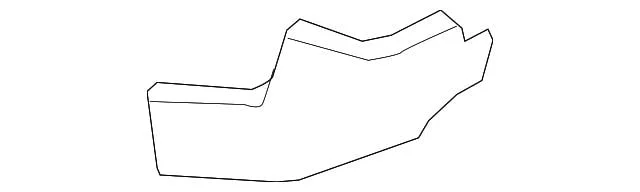 Fender Insert; Front Right (15-19 Silverado 3500 HD)