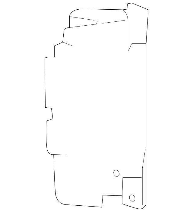 Grille Air Deflector; Left; Side Baffle (07-14 Silverado 3500 HD)