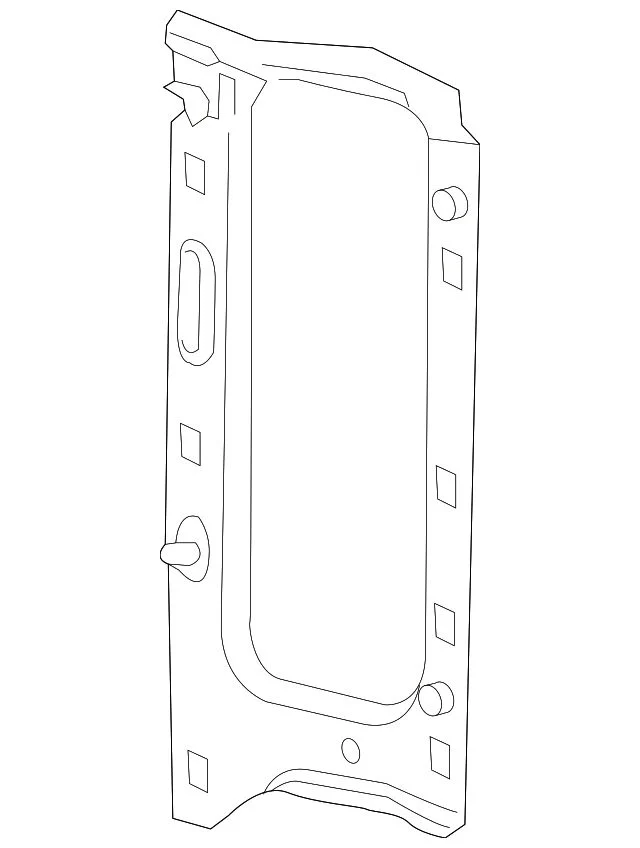 Headlight Mounting Bracket; Driver Side (15-19 Silverado 3500 HD)