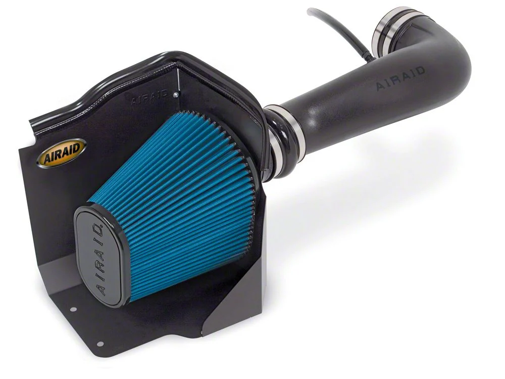 Airaid Cold Air Dam Intake with Blue SynthaMax Dry Filter (09-13 6.2L Sierra 1500 w/ Electric Cooling Fan)