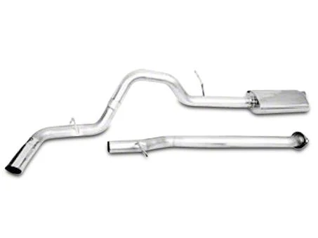 CGS Motorsports Aluminized Single Exhaust System; Side Exit (09-13 4.8L Sierra 1500)